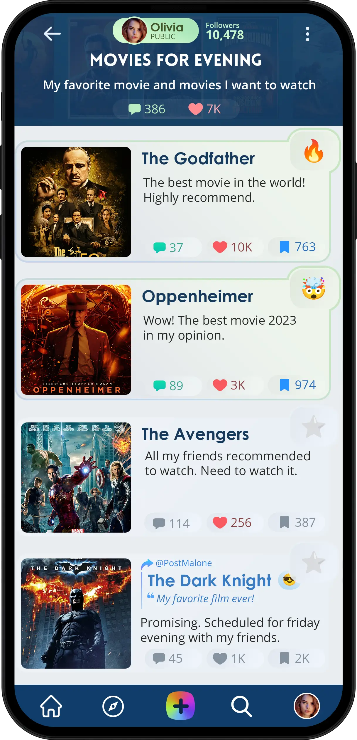 Idolist App: Movies List